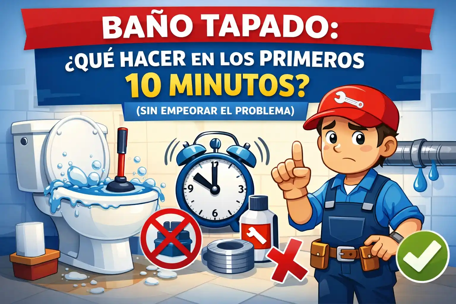 Cómo destapar un inodoro en Santiago: fácil, rápido y sin complicaciones